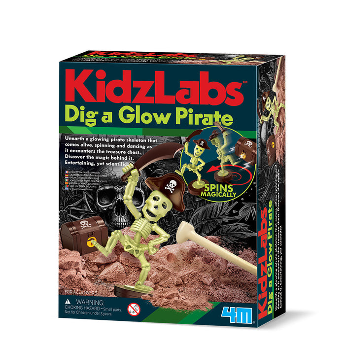 4M: KidzLabs Dig-A-Glow Pirate