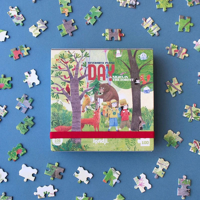 Reversible Night & Day In The Forest Pocket Puzzle - 100pc (PZ553U)