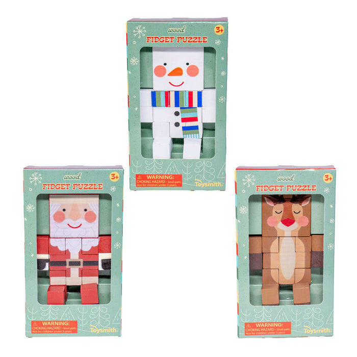 Christmas Wood Fidget Puzzles (1829)