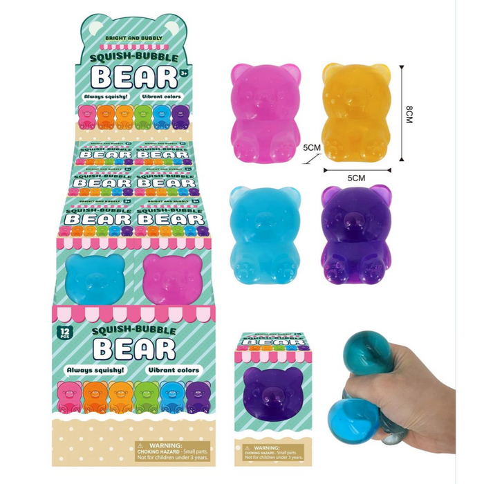 Squishy Bears - Assorted (10837) (CTG) - SORRY NO RETURNS