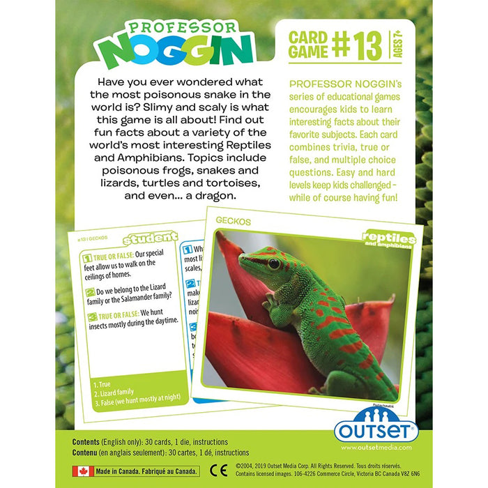 Prof. Noggin Reptiles and Amphibians