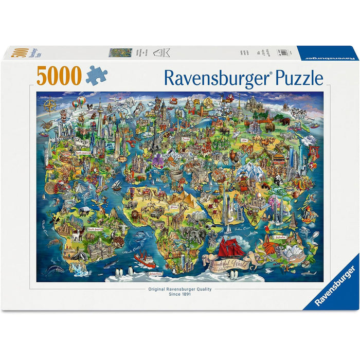 R - World Map - 5000pc (12001738)