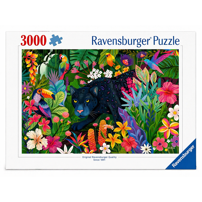 R - Panther in Flowery Jungle - 3000pc (12001748)
