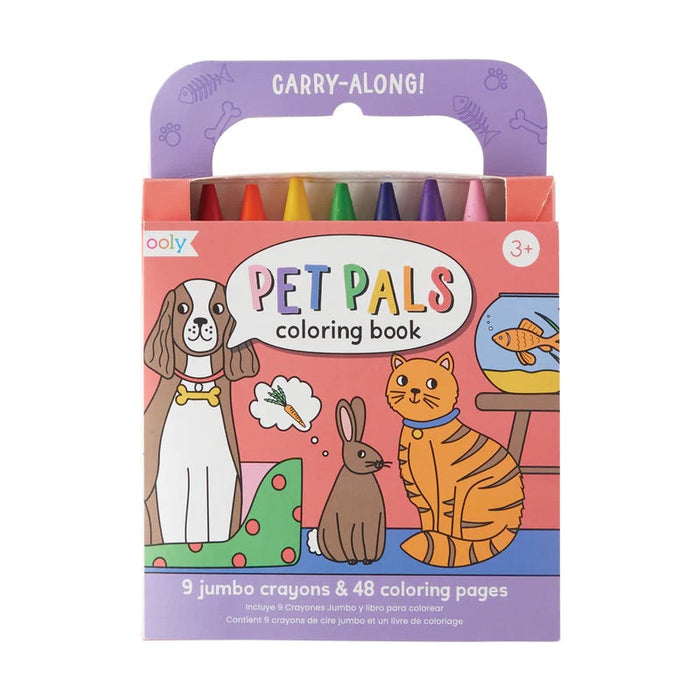 Carry-Along: Coloring Book Set - Pet Pals - 10pc Set (138-021)
