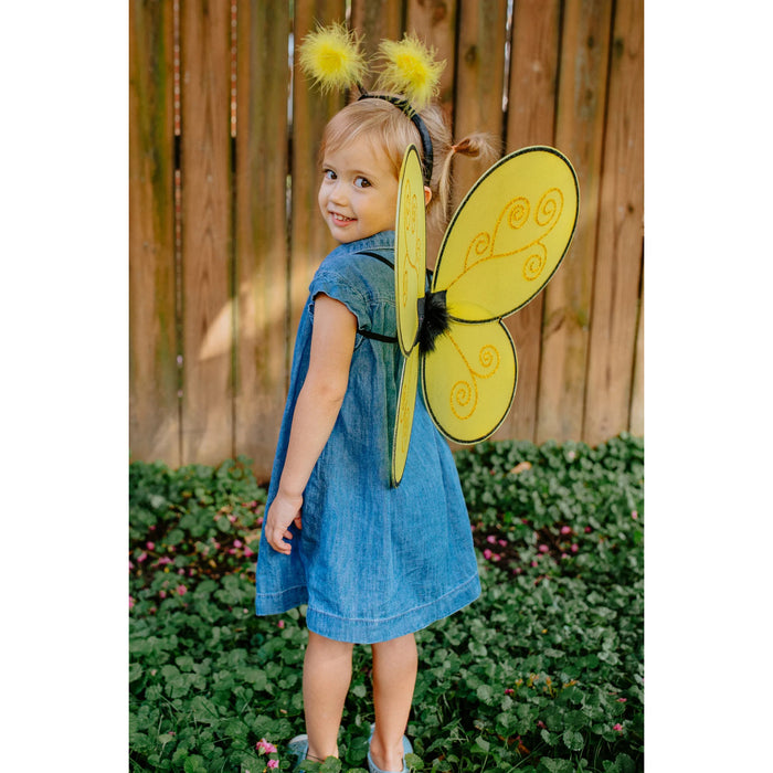 Wings & Headband - Bumblebee- Yellow/Black (16310)