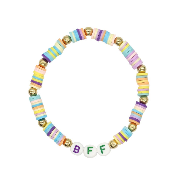 Friendship Bracelet Kit - Pastel Beads Jar