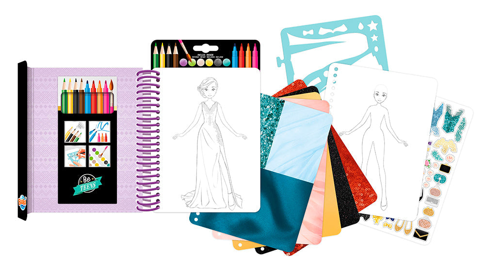 Be Teens Fashion Sketchbook - Evening Dress
