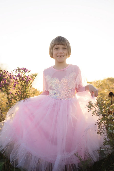 Dress - Elegant In Pink, 7-8 Years (33327)