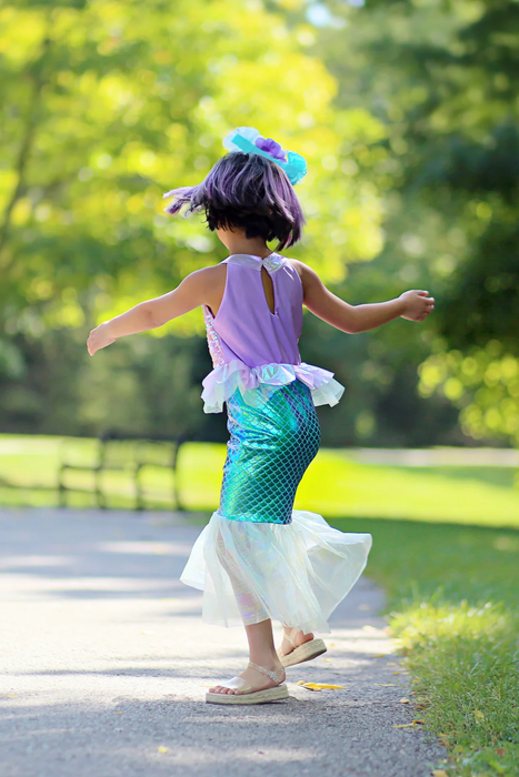 Dress - Misty Mermaid, Pink/Blue, 5-6 Years (37085)