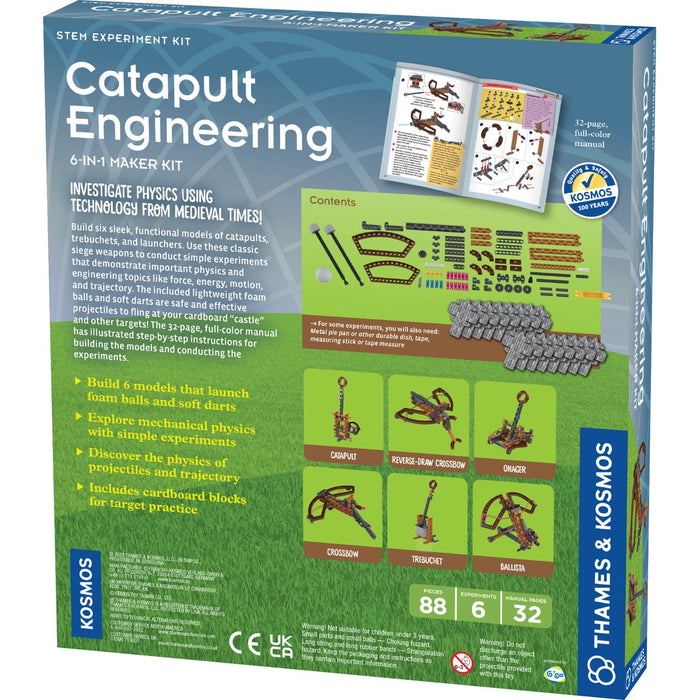 Catapult Engineering: 6-in-1 Maker Kit