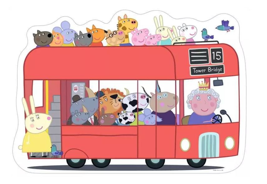 R - Peppa Pig London Bus - 24pc (05530)