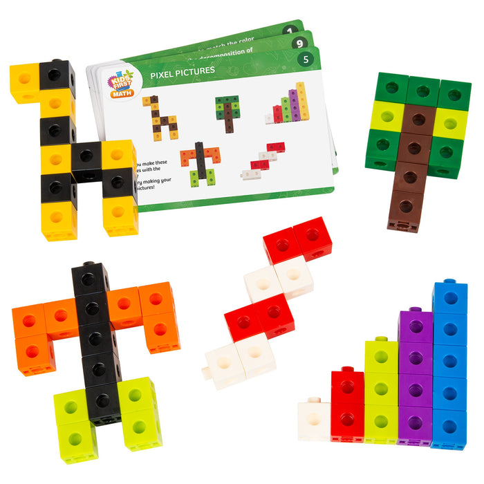 Kids First: Linking Cubes Math Kit with Activity Cards