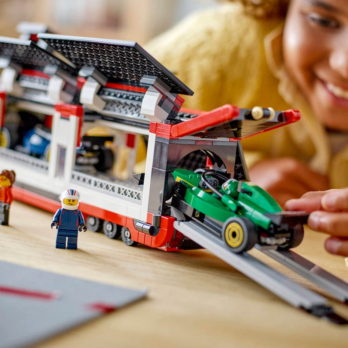 F1 Truck with RB20 & AMR24 F1 Cars - City Vehicles (60445)