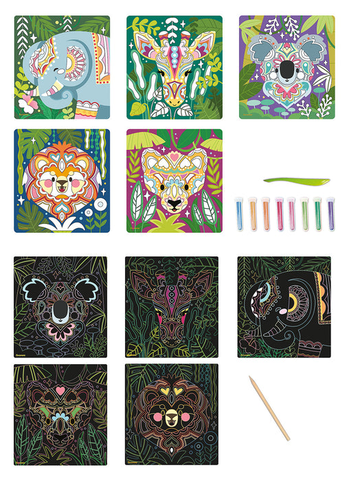 Artissimo - 10 Scratch Art and Sand Animal