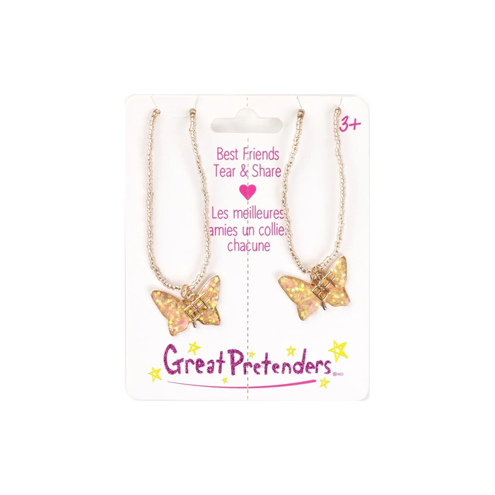 Necklace - BFF Butterfly Share & Tear, 2pc (86113)