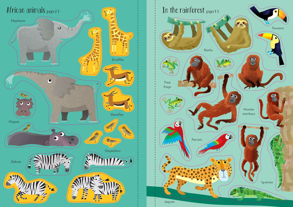 USB - Little First Stickers Animals