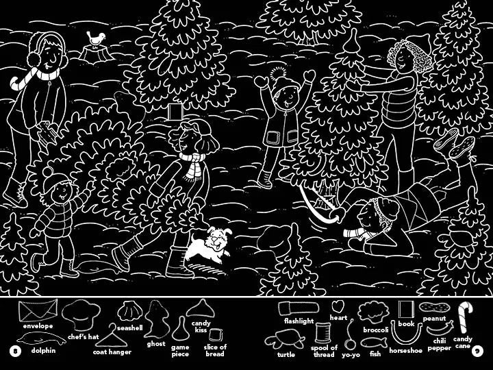 Christmas Hidden Pictures Puzzles to Highlight - PR