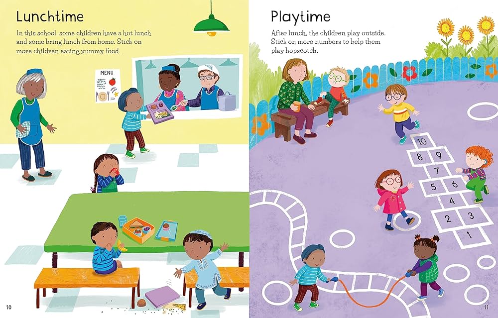 USB - First Sticker Book Starting School