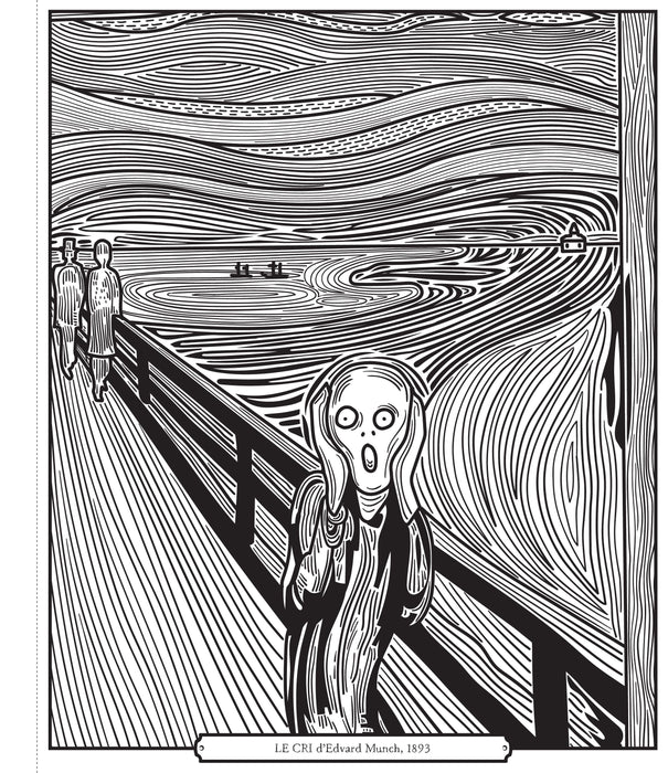 USB - Famous Paintings Magic Painting Book