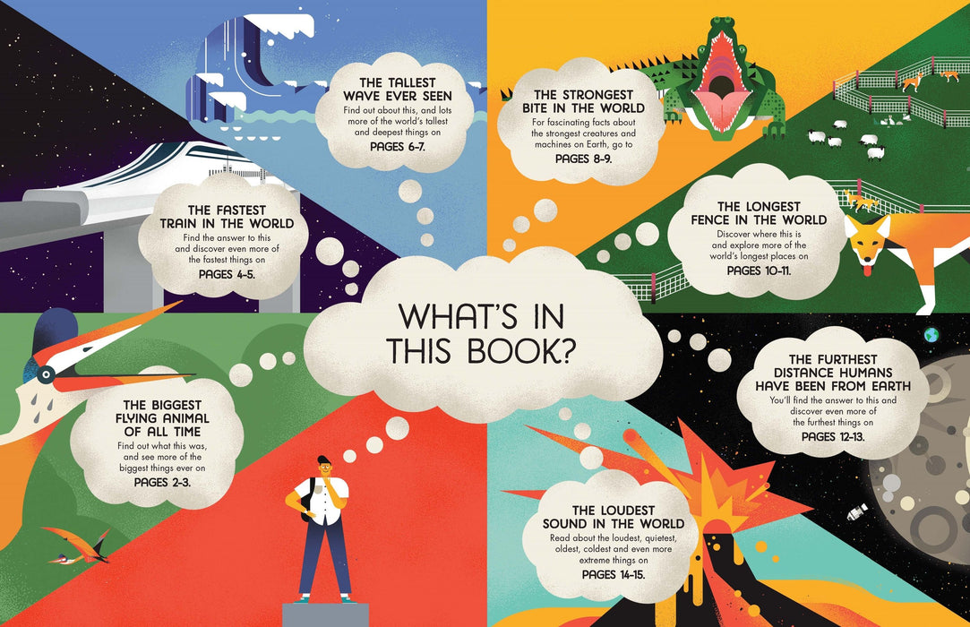 USB - Lift-the-flap Biggest, Fastest, Highest, Strongest (HC)