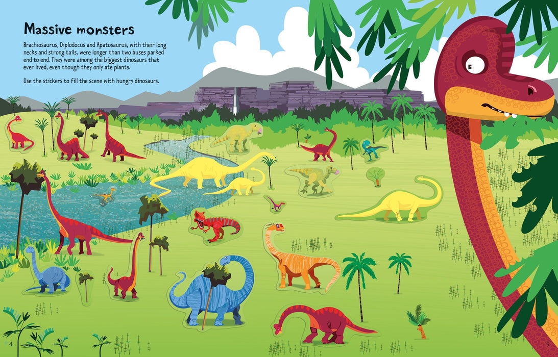 USB - Big Sticker Book Dinosaur