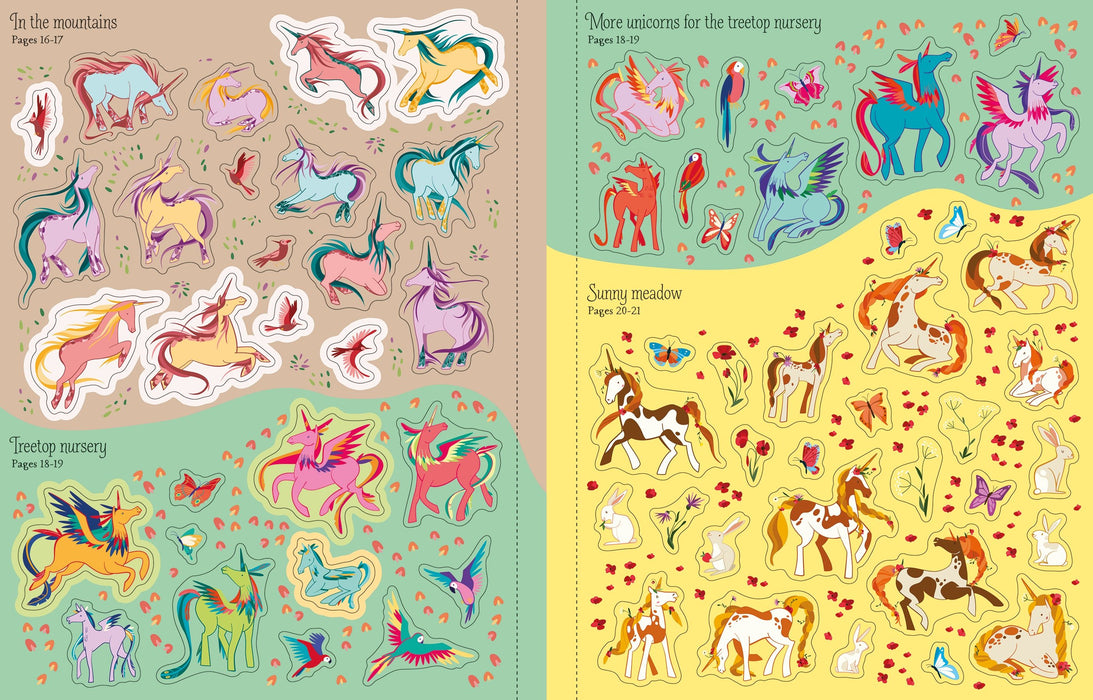 USB - Unicorns Sticker Book