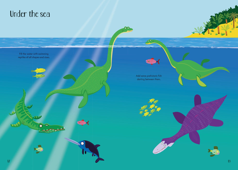 USB - Little First Stickers: Dinosaurs