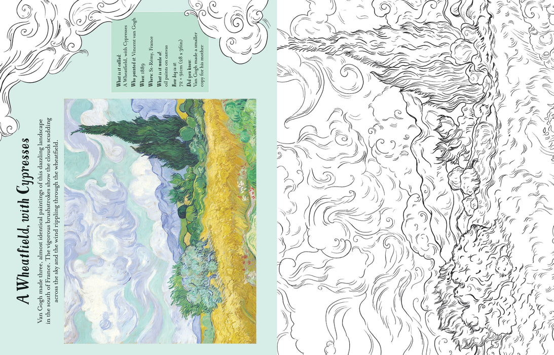 USB - Famous Art to Colour