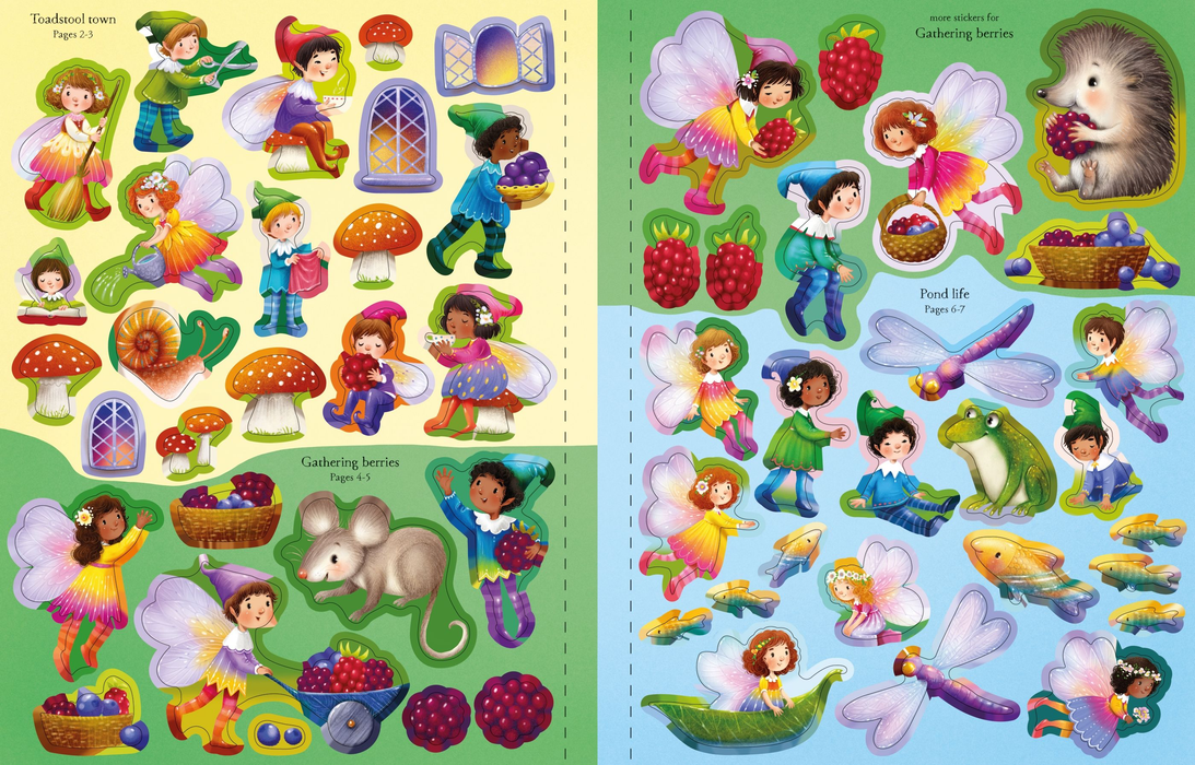 USB - Sticker Book Fairies, Pixies and Elves