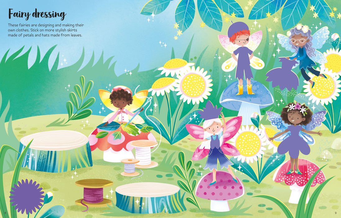 USB - First Sticker Book Sparkly Fairies