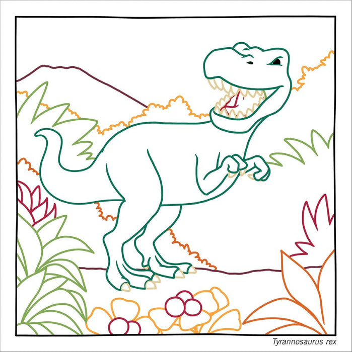 Magic Paper Coloring Book - Dinosaurs (PB) RC
