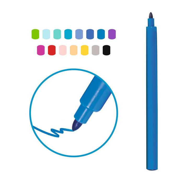 15 Fine Tip Markers - Pacific (DJ09209)