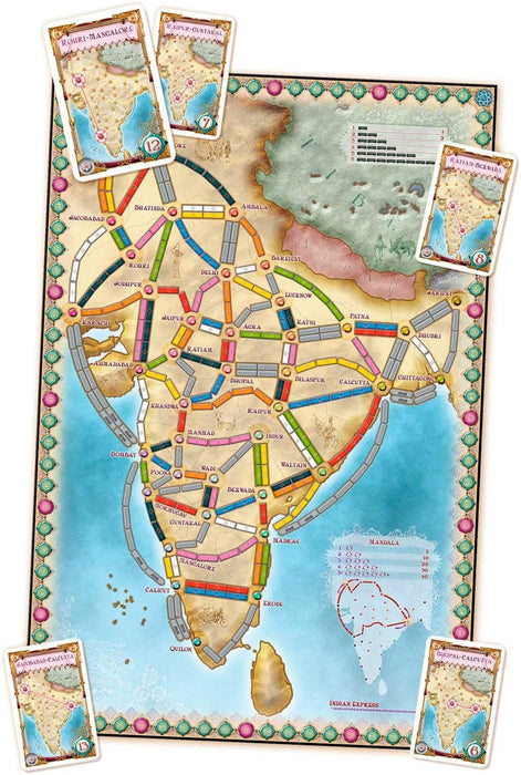 Ticket to Ride: Map #2 - India/Switzerland (ASM)