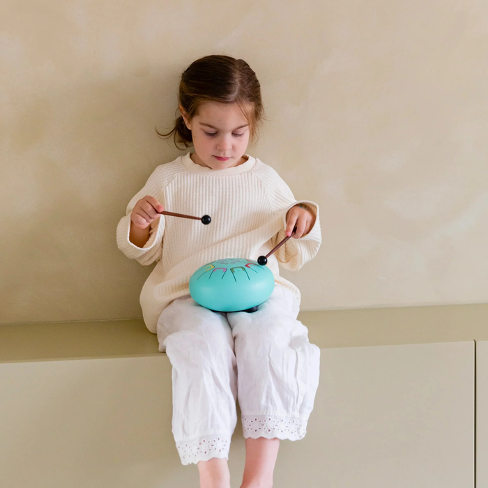 Tongue Drum 6 in. - 8 Tones Teal Peal - Tambu (TMB06T)