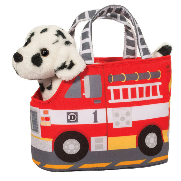 Fire Truck Pet Sak w/ Dalmatian (2233)