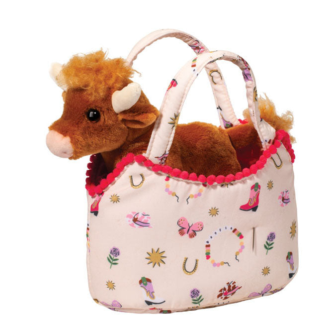 Bestie Westie Sassy Pet Sak w/ Highland Cow (2234)