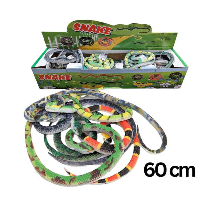 Rubber Snake Assort. 70 cm (23697)