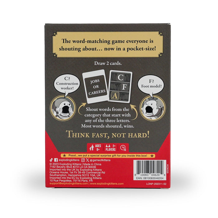 Really Loud Librarians Grab & Game (UD)