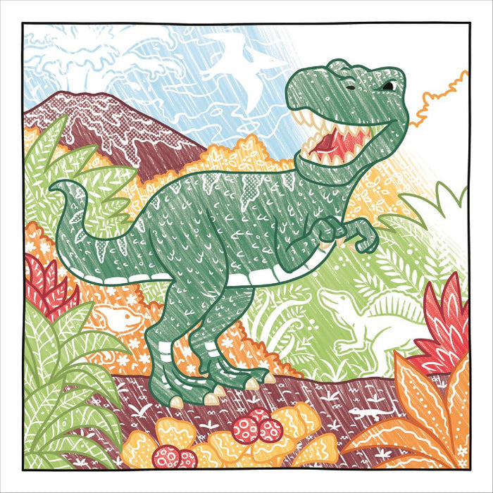 Magic Paper Coloring Book - Dinosaurs (PB) RC
