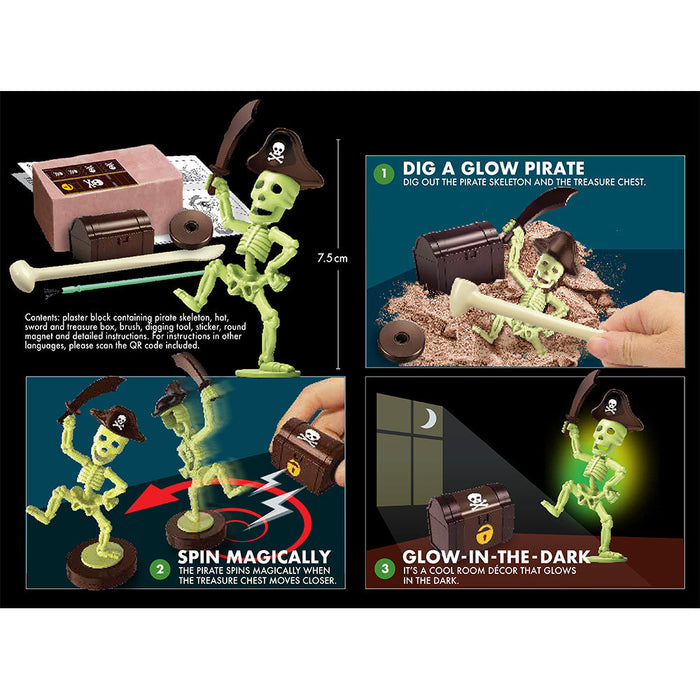 4M: KidzLabs Dig-A-Glow Pirate