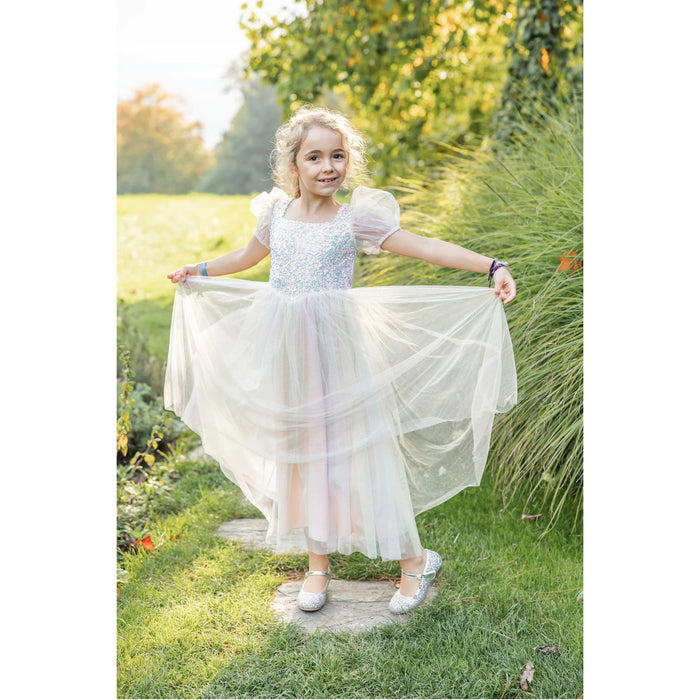 Rainbow Sherbert Sparkle Dress- 3-4 Years (30413)