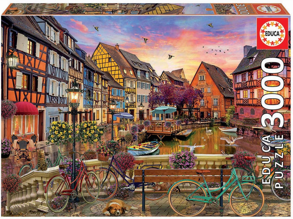 EDU - Bicycles On The Bridge - 3000pc (32119051) (KT)