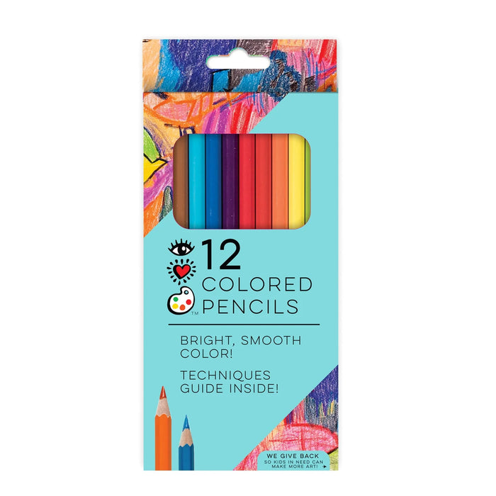 iHeartArt - 12 coloured Pencils