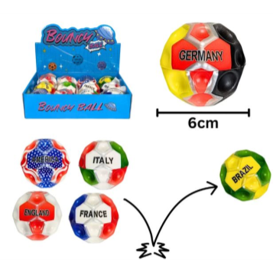 Hi Bounce Ball Soccer Teams 2.5 in.
