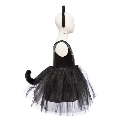 Dress & Headband - Black Cat, 5-6 Years 