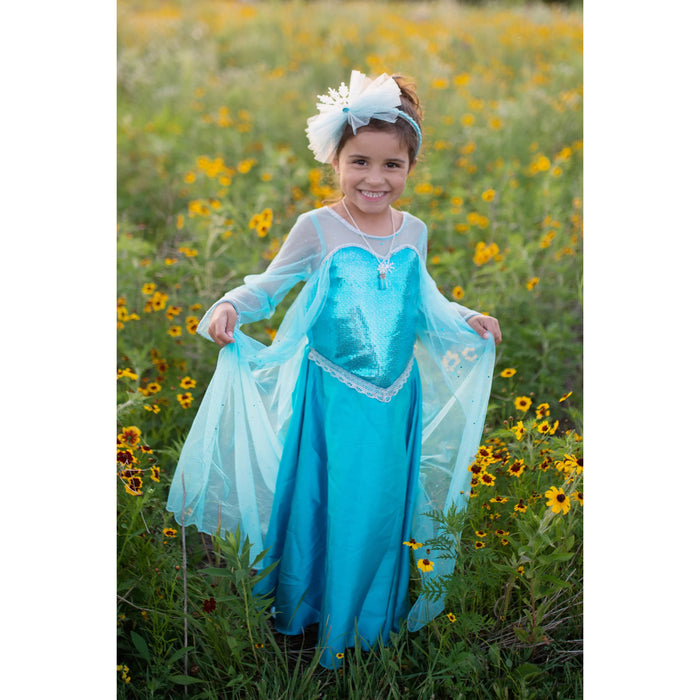 Dress & Cape - Ice Queen- 7-8 Years (38987)