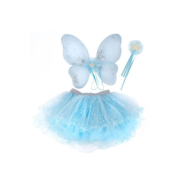 Wings, Tutu, & Wand - Iridescent Celestial Fairy, Size 4-6 (41405)