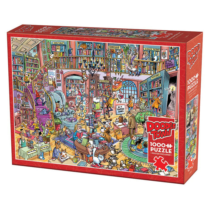 CH - DoodleTown: Bookshop Bedlam - 1000pc (44511)