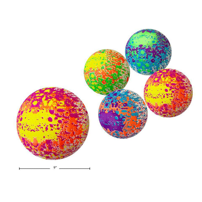 Neon Splatter Inflatable Ball (54-45614) (CTG)