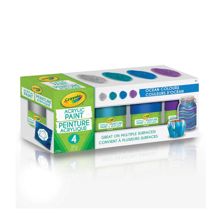 Acrylic Paint - Water Tones 126 ml (4pc)